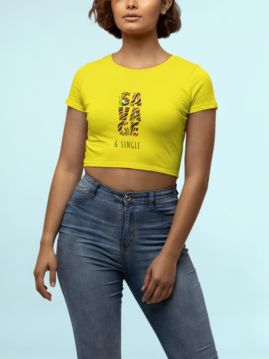 SAVAGE GIRL CROP TOP! Glow in the dark