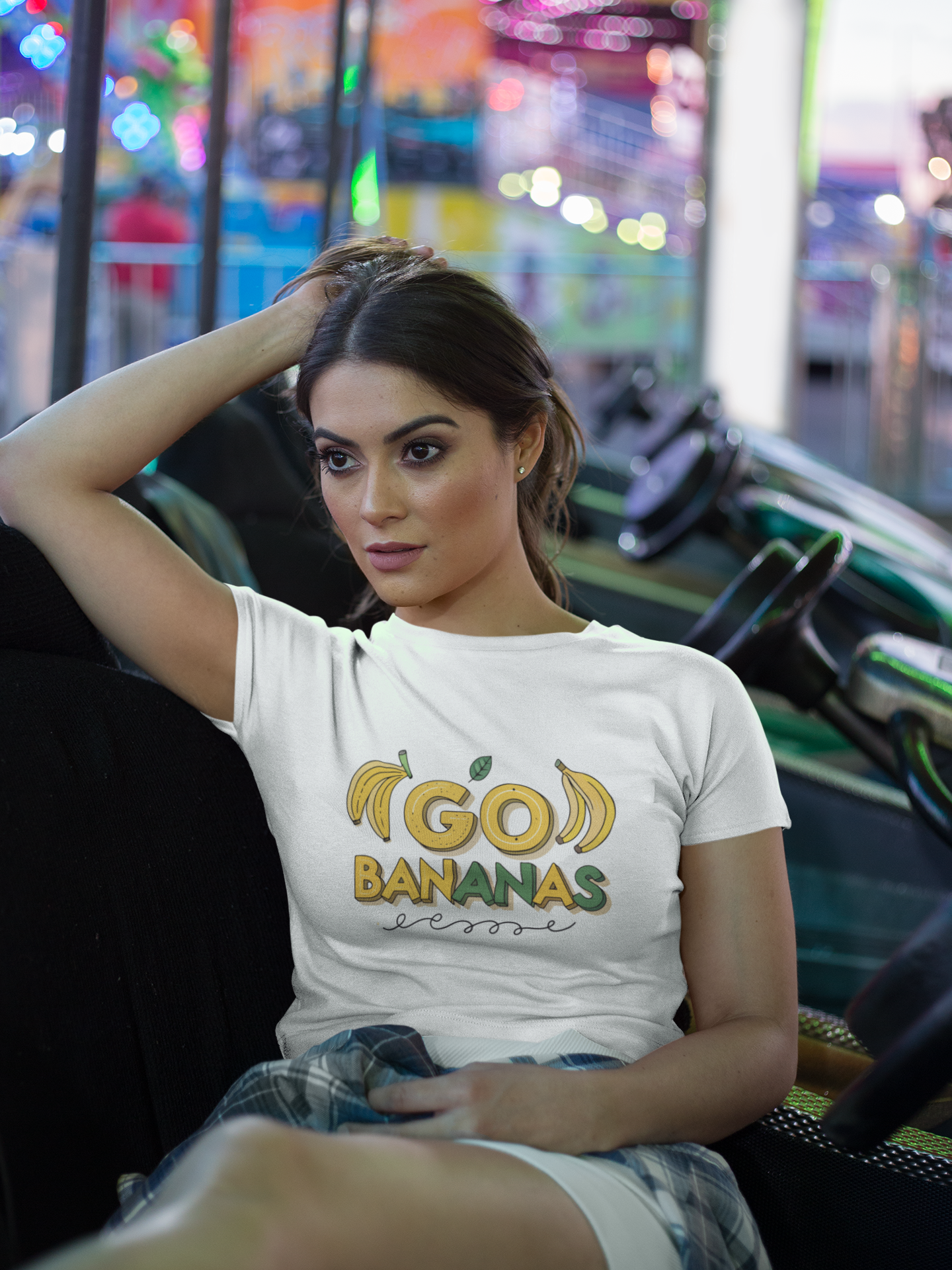 Go Bananas Crop Top! Glow in the dark