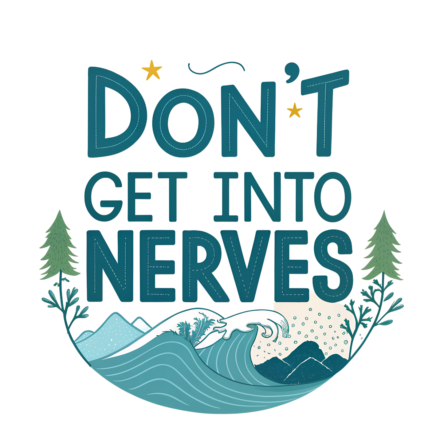 Don't get into nerves Crop Top! Glow in the dark...